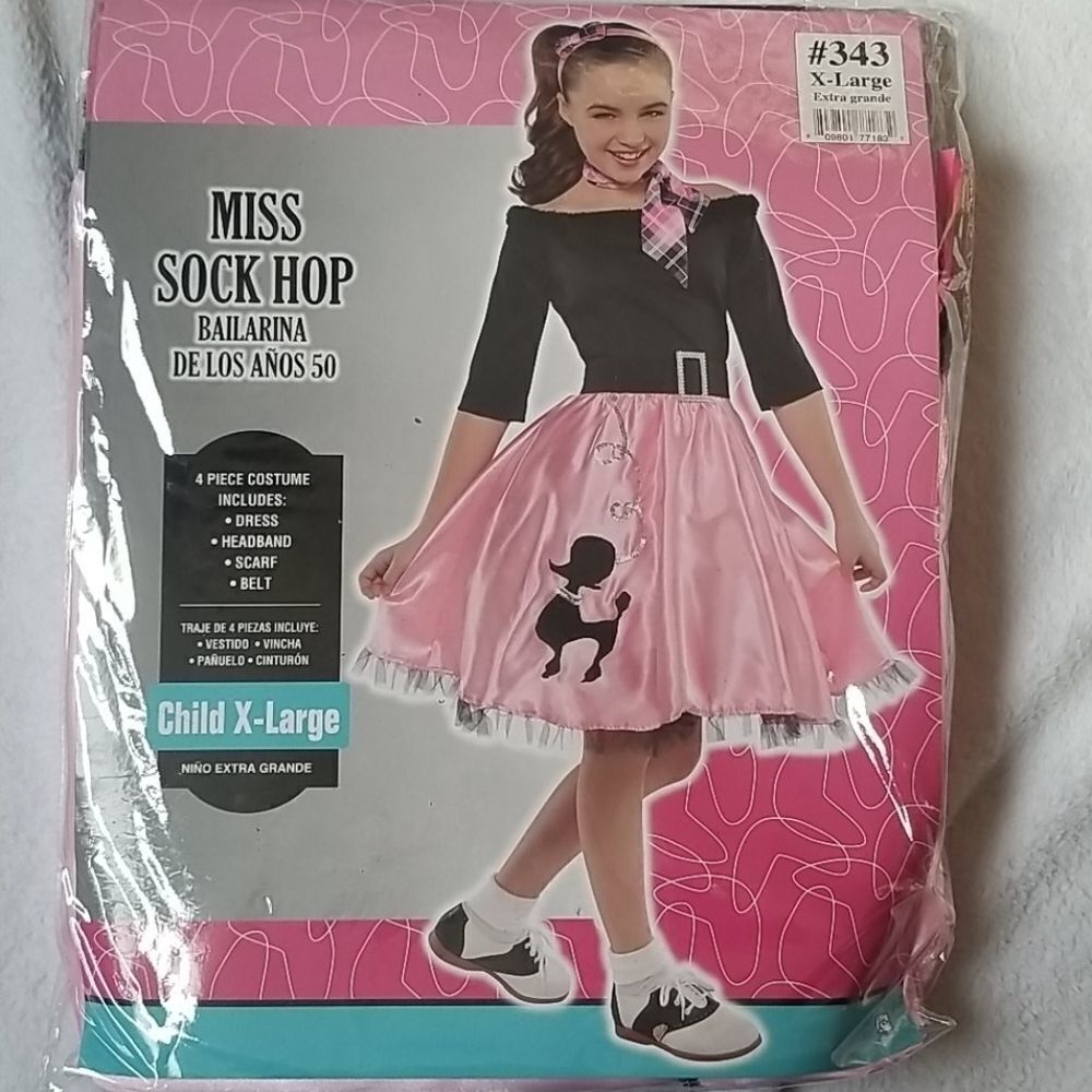 MISS SOCK HOP BALLARINA NWOT XL 14-16 COSTUME